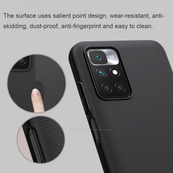 Nillkin Xiaomi Redmi 10 Kuori Frosted Shield Punainen