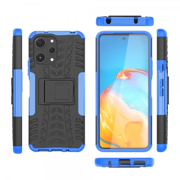 Xiaomi Redmi 12 Kuoret Rengaskuvio Jalustatoiminto Sininen