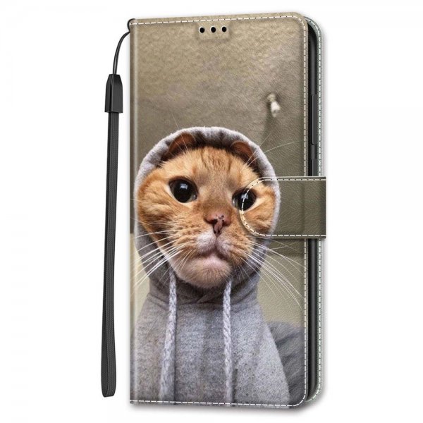 Xiaomi Redmi 12C Kotelo Kuva Kissa neuleessa