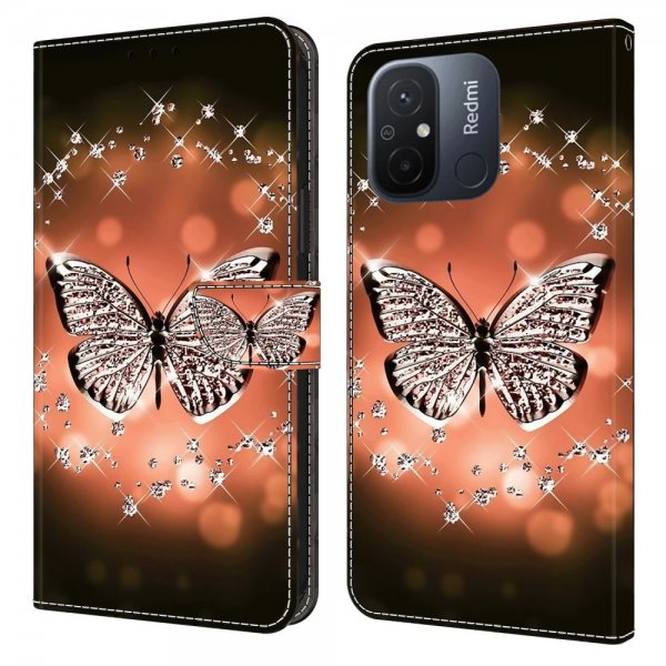 Xiaomi Redmi 12C Kotelo Kuori Kristalliperhonen