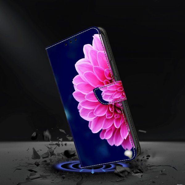 Xiaomi Redmi 12C Kotelo Kuosi Vaaleanpunainen Kukka