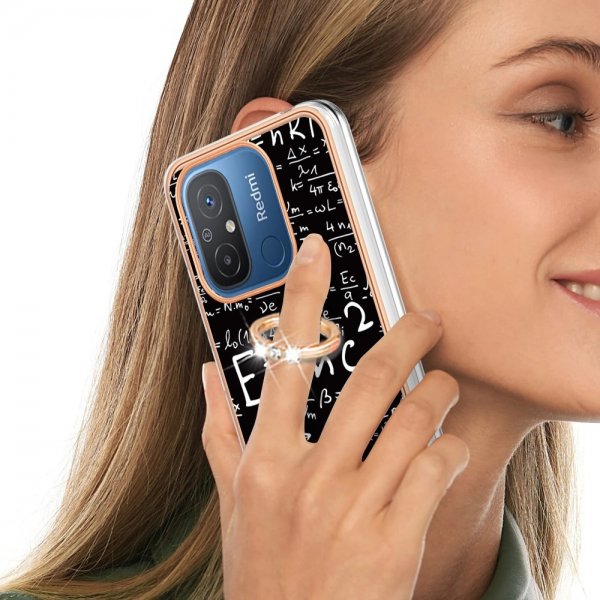 Xiaomi Redmi 12C Kuori sormuspidikkeellä, kuviot: Equalities