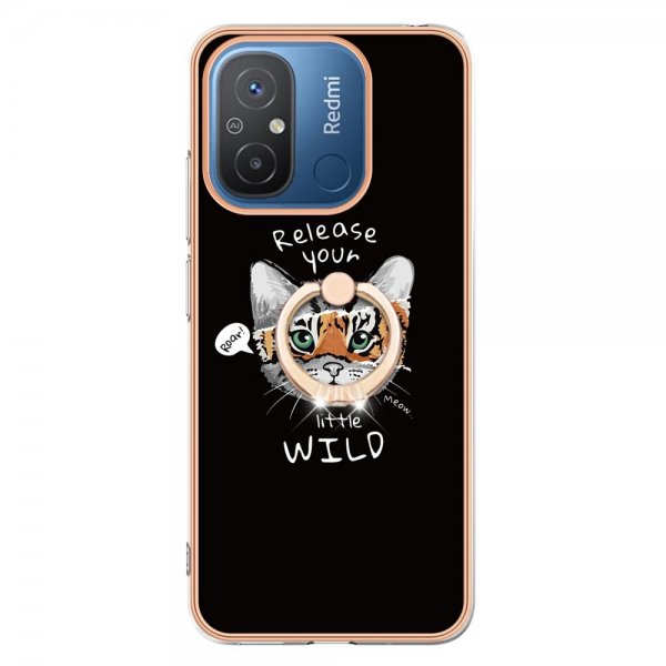 Xiaomi Redmi 12C Kuori sormirenkaalla - Motivoitu "Release Your Little Wild"