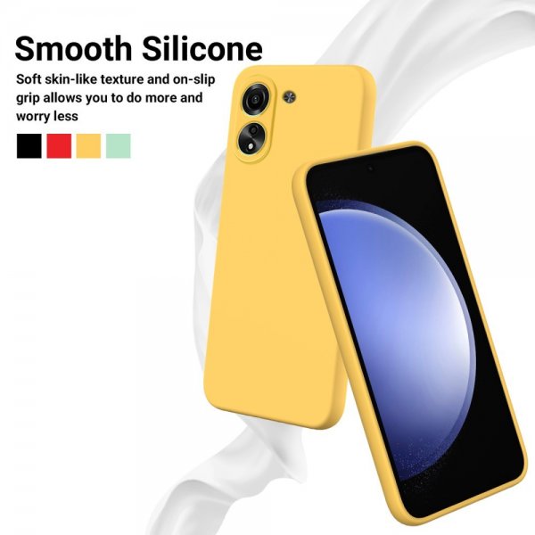 Xiaomi Redmi 13C Kuori hihnalla Silikoni Keltainen