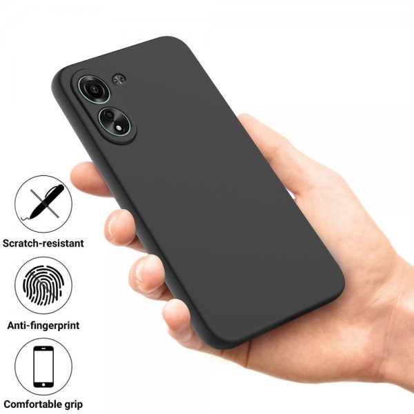 Xiaomi Redmi 13C Kuori Strap Silikoni Musta
