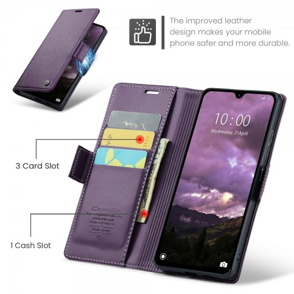 CaseMe Xiaomi Redmi 14C Kotelo 023 Series Violetti