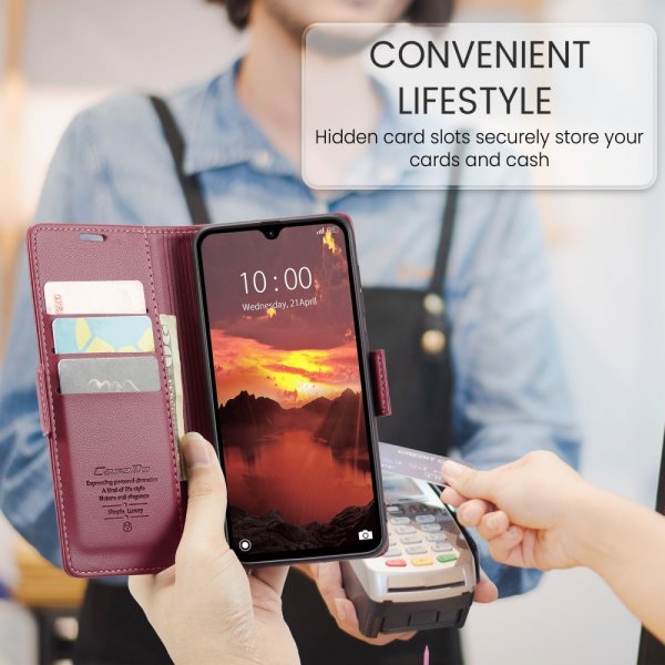 CaseMe Xiaomi Redmi 14C Fodral 023-sarja Punainen