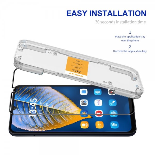 Enkay Xiaomi Redmi 14C Näytönsuoja asennuskehyksellä Easy Install