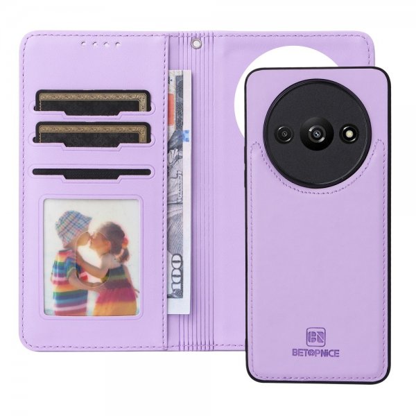 Betopnice Xiaomi Redmi A3 suojakotelo irrotettavalla kuorella 005 Lila