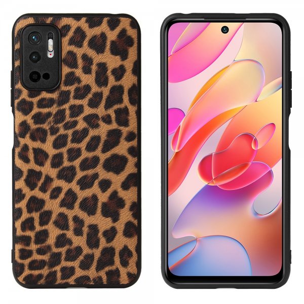 Xiaomi Redmi Note 10 5G Kuori Kovamuovi Leopardi kuvio