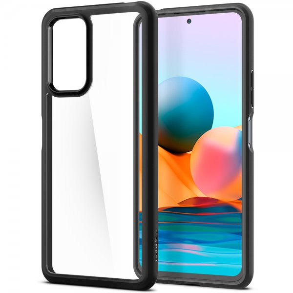 Spigen Xiaomi Redmi Note 10 Pro Suojakuori Ultra Hybrid Matte Black