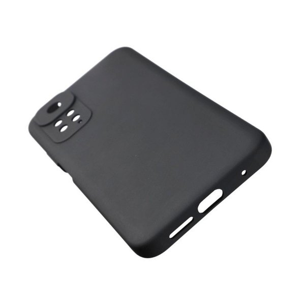Xiaomi Redmi Note 11 Silikonisuojakuori Musta
