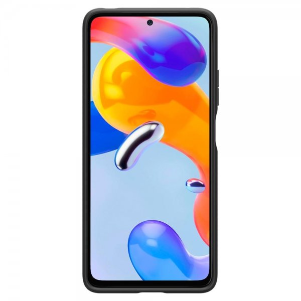 Spigen Xiaomi Redmi Note 11 Pro -kuori Liquid Air Matte Black