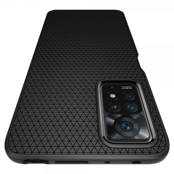 Spigen Xiaomi Redmi Note 11 Pro -kuori Liquid Air Matte Black
