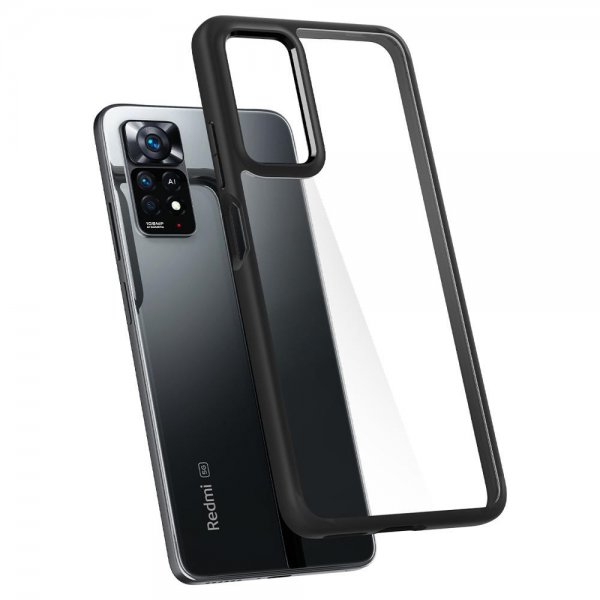 Spigen Xiaomi Redmi Note 11 Pro -suojakuori Ultra Hybrid Matte Black