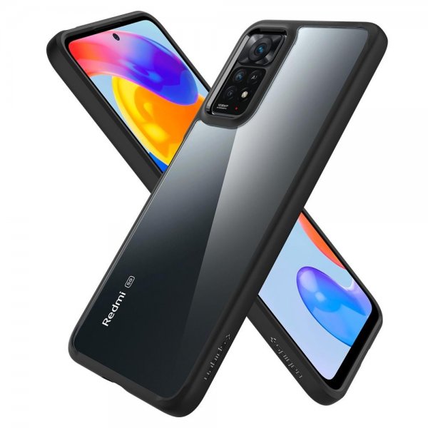 Spigen Xiaomi Redmi Note 11 Pro -suojakuori Ultra Hybrid Matte Black