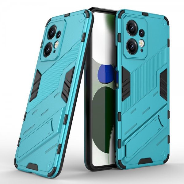Xiaomi Redmi Note 12 -suojakuori jalustalla, sininen