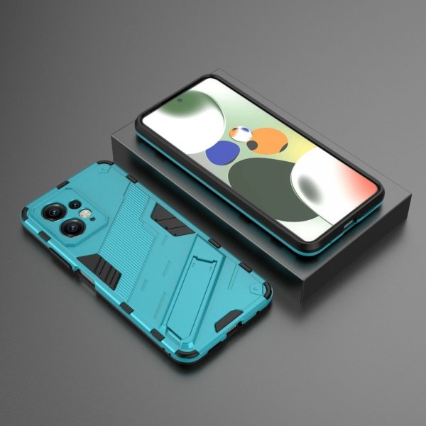 Xiaomi Redmi Note 12 -suojakuori jalustalla, sininen