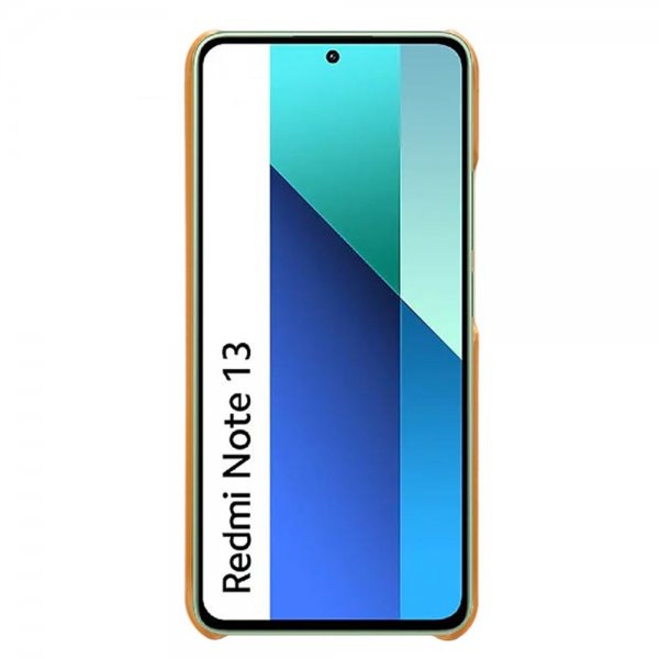 Xiaomi Redmi Note 13 4G Suojakuori kahdella korttipaikalla, vaaleanruskea
