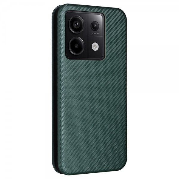 Xiaomi Redmi Note 13 5G Kotelo Hiilikuitukuvio Vihreä