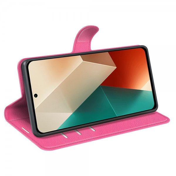 Xiaomi Redmi Note 13 5G Litsi Magenta suojakuori