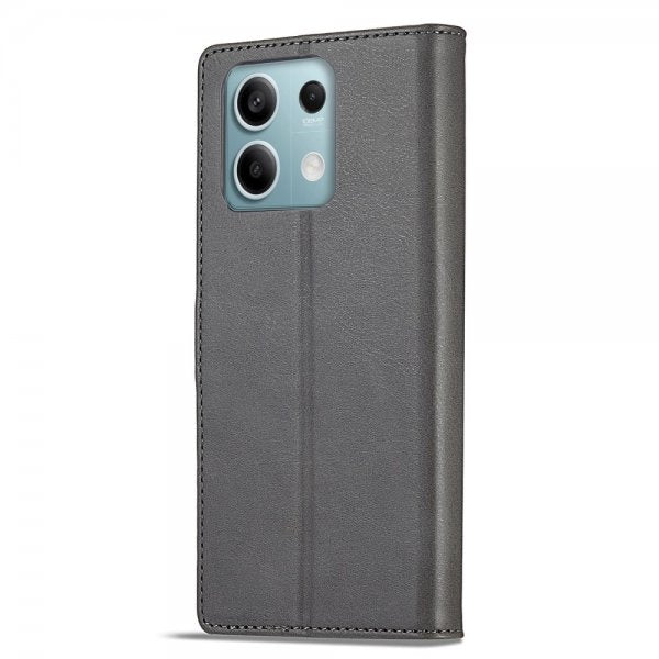 Lc.Imeeke Xiaomi Redmi Note 13 5G -suojakotelo korttipaikalla ja jalustatoiminnolla, harmaa