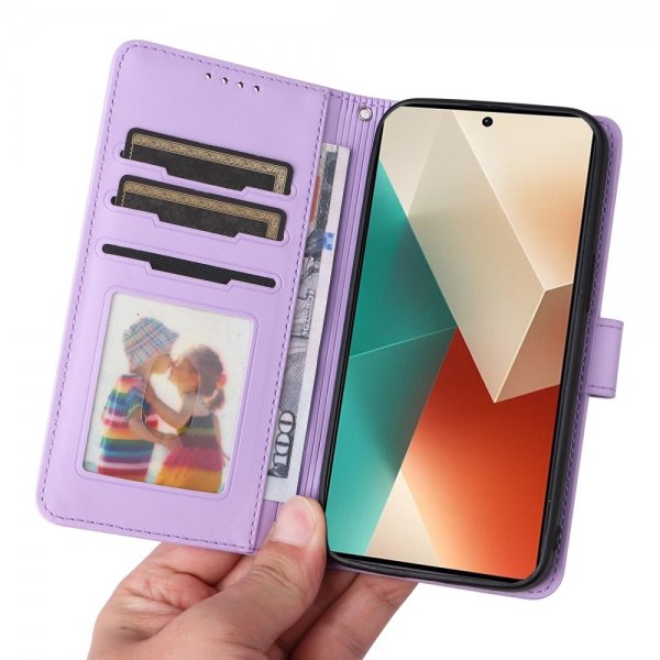 Xiaomi Redmi Note 13 5G -suojakotelo irrotettavalla kuorella 005 Violetti