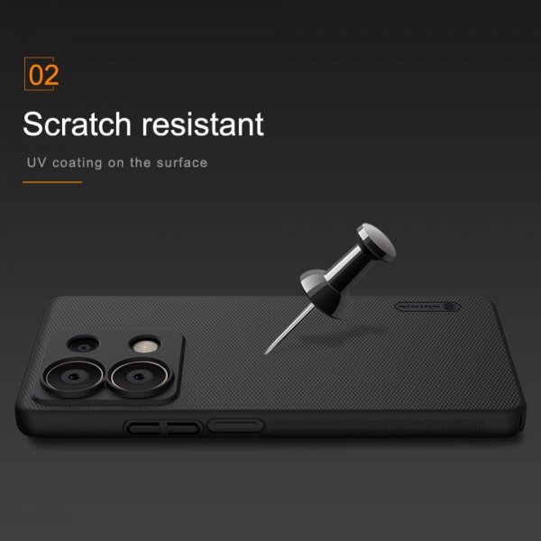 Nillkin Xiaomi Redmi Note 13 5G Kuori Super Frosted Shield Punainen