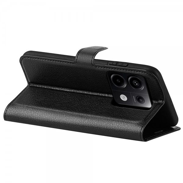 Xiaomi Redmi Note 13 Pro 5G Litsi Musta Suojakuori
