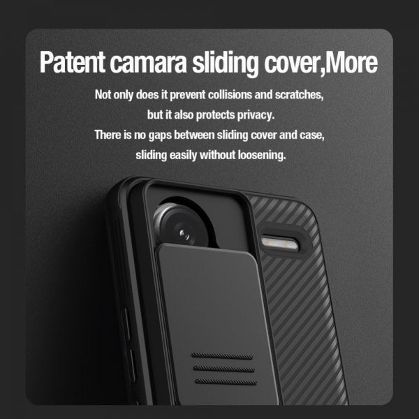 Nillkin Xiaomi Redmi Note 13 Pro Plus 5G CamShield Pro Suojakuori Musta