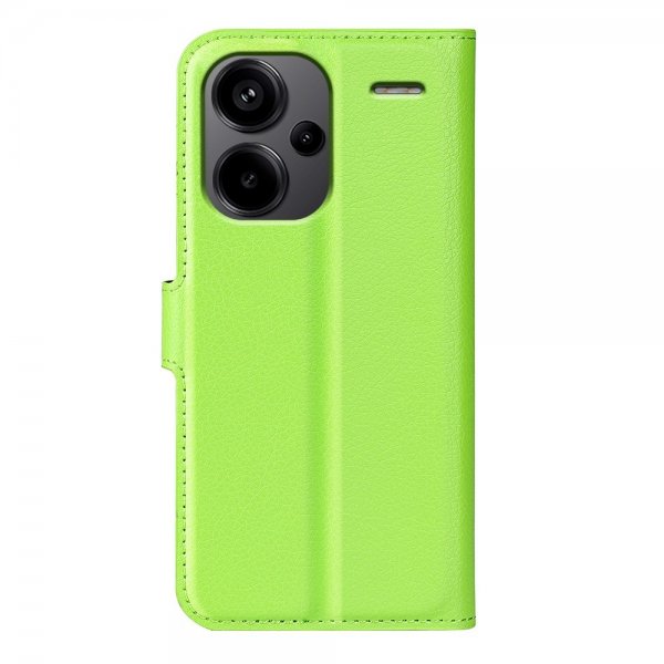 Xiaomi Redmi Note 13 Pro Plus 5G Litchi-vihreä suojakuori