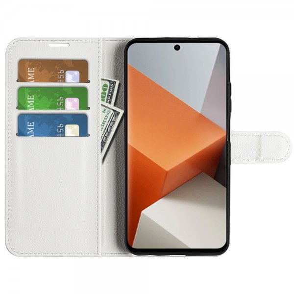 Xiaomi Redmi Note 13 Pro Plus 5G Litsi Valkoinen Suojakuori