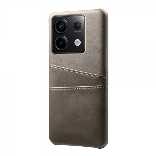 Xiaomi Redmi Note 13 Pro 5G -suojakuori kahdella korttipaikalla, harmaa