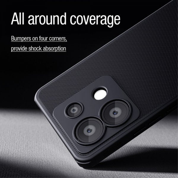 Nillkin Xiaomi Redmi Note 13 Pro 5G Kuori Super Frosted Shield Pro MagSafe Musta