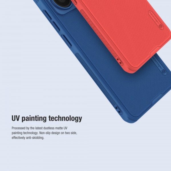 Nillkin Xiaomi Redmi Note 13 Pro 5G -suojakuori Super Frosted Shield Pro, punainen