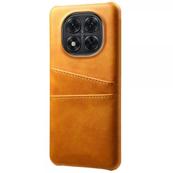 Xiaomi Redmi Note 14 Pro 5G Suojakuori kahdella korttipaikalla, vaaleanruskea