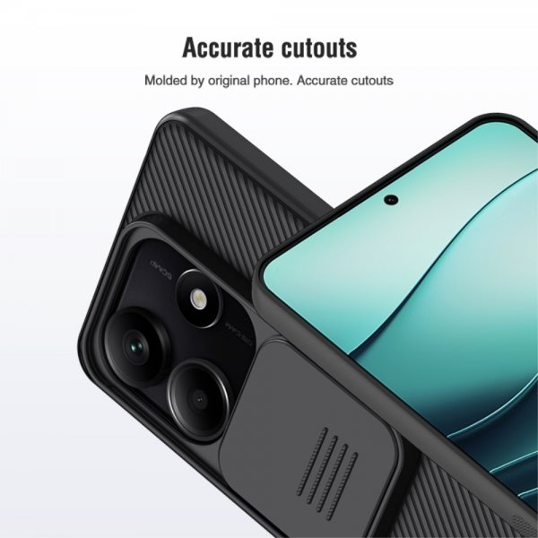 Nillkin Xiaomi Redmi Note 14/Redmi Note 14 5G kuori CamShield musta