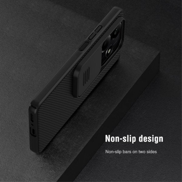 Nillkin Xiaomi Redmi Note 14/Redmi Note 14 5G kuori CamShield musta