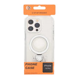 iPhone 14 Pro Kuori Sormusteline MagSafe Läpinäkyvä