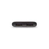 Moshi USB-C–kaksois-USB-A-adapteri titaaninharmaa