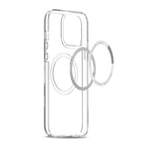 iPhone 11 Pro Max Kuori TPU MagSafe Iskunvaimentava Läpinäkyvä