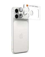 Spigen iPhone 17 Pro kameran suojalasi Glas.tR EZ Fit Optik Pro XL Silver