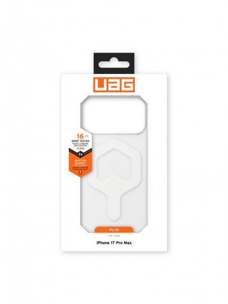 Urban Armor Gear (UAG) iPhone 17 Pro Max Kuori Plyo MagSafe Ice Valkoinen