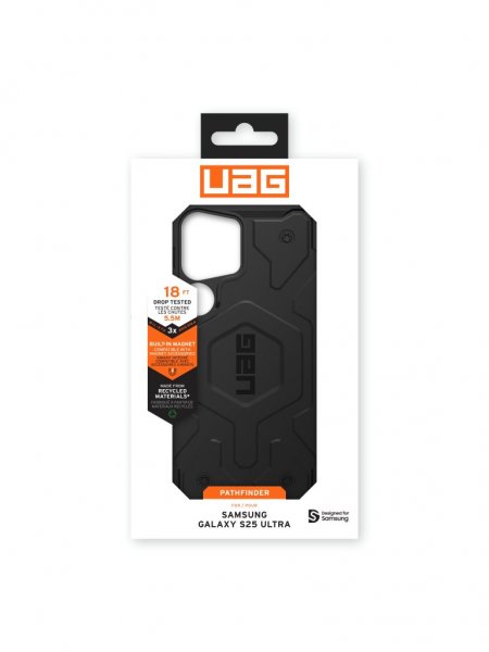 Urban Armor Gear (UAG) Samsung Galaxy S25 Ultra Kuori Pathfinder MagSafe Musta