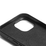 Mujjo iPhone 15 Full Leather Case Musta