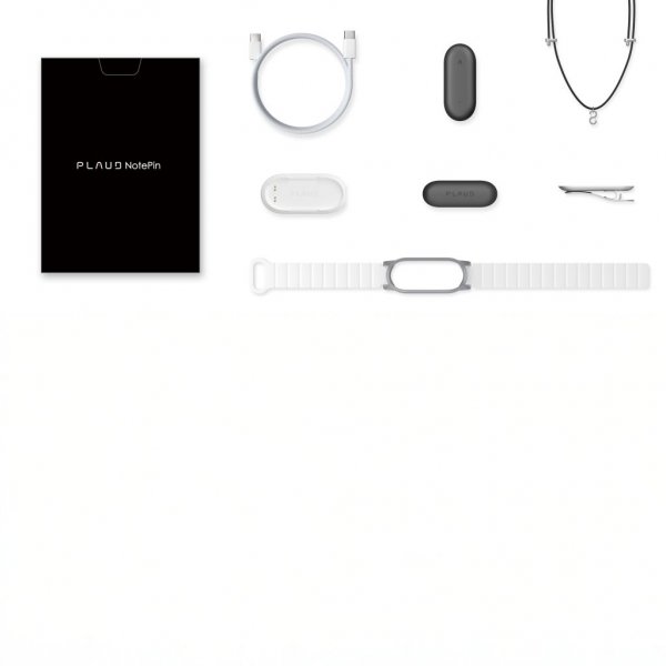Plaud NotePin First Edition Kit Lunar Silver