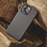 Mujjo iPhone 16 Pro Max -kuori Maiz Case Steel Blue