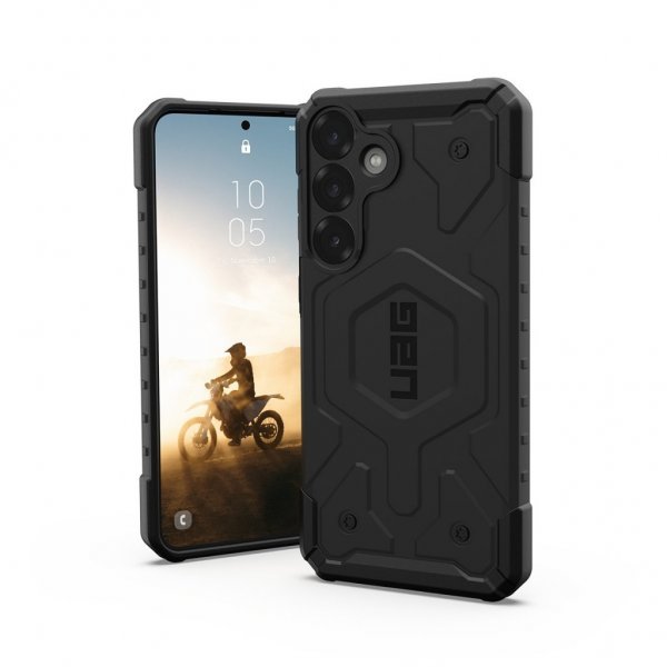 Urban Armor Gear (UAG) Samsung Galaxy S25 Plus Essential Armor MagSafe -suojakuori, musta