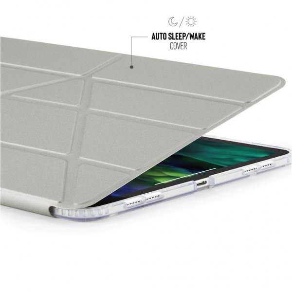 Pipetto iPad Air 10.9 (sukupolvet 4/5) Suojakotelo Metallic Origami Ruusukulta