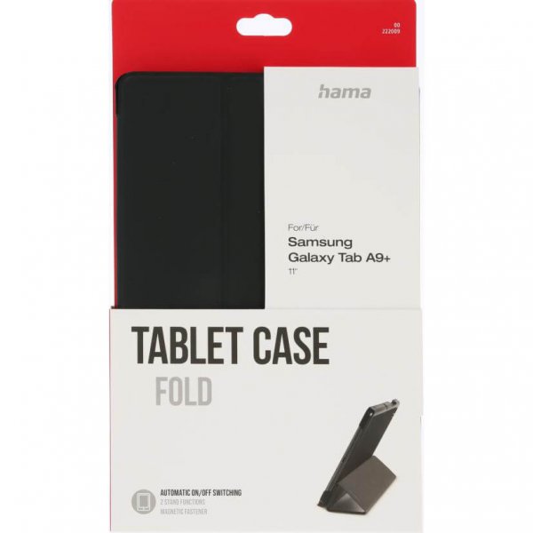 Hama Samsung Galaxy Tab A9 Plus Suojakotelo Tablet Case Fold Musta